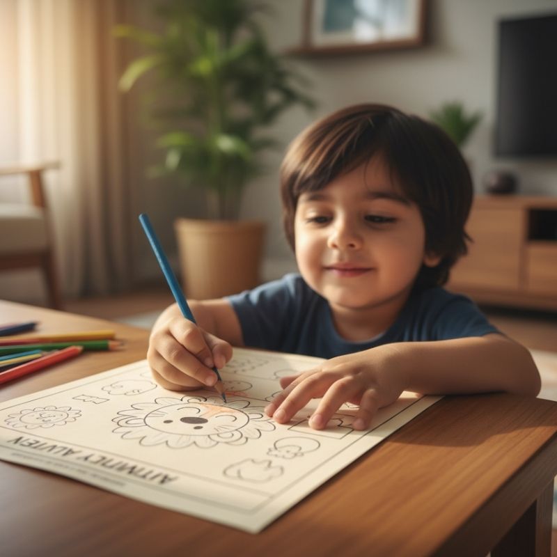 Printable Activity Books for Kids: A Calm, Screen-Light Routine Parents Actually Stick To