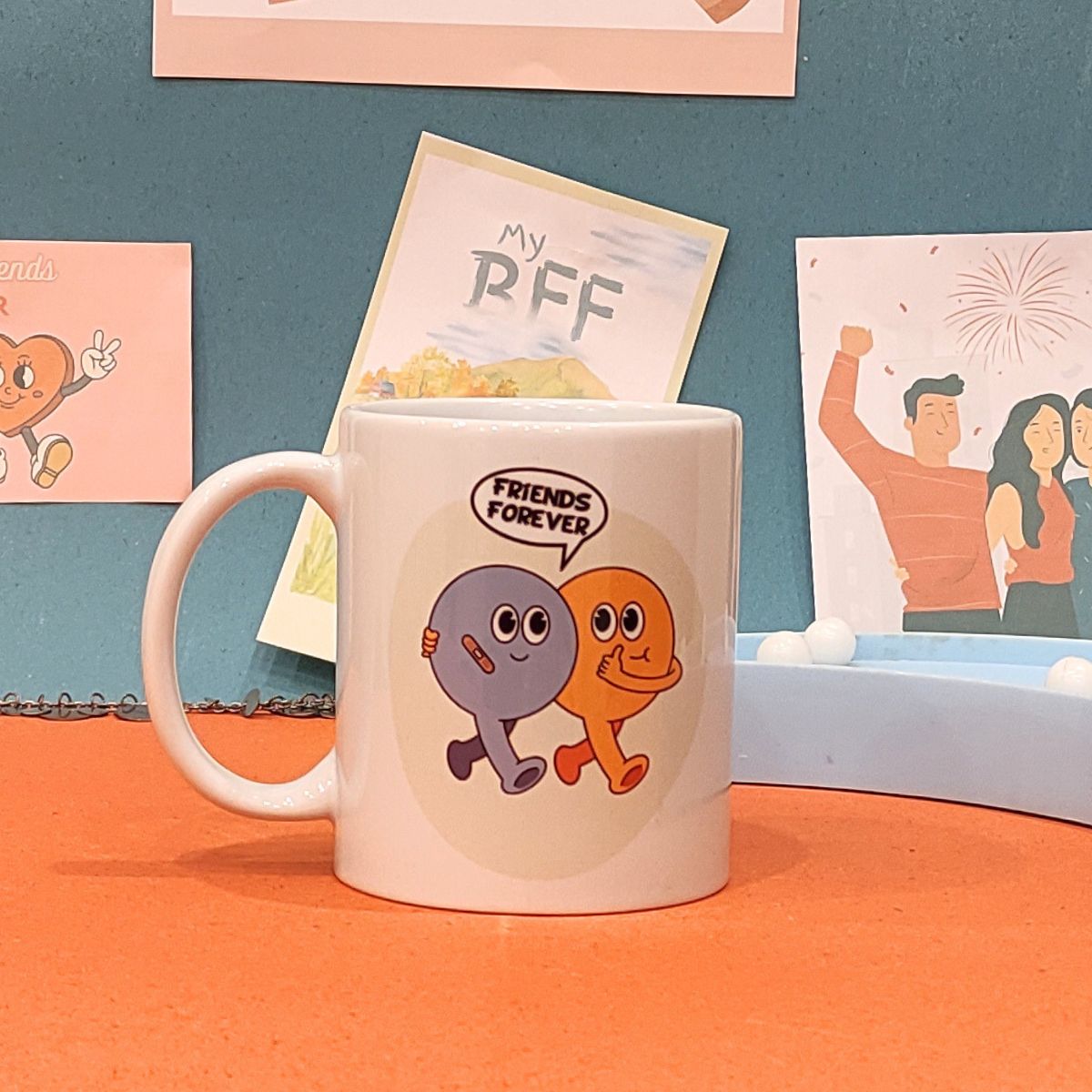 Friends Forever Mug close up