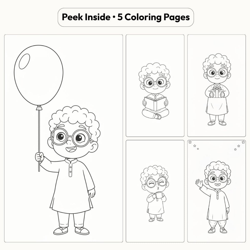 Artie™ Mini Coloring Pack | Instant Digital Download | Ages 4–8