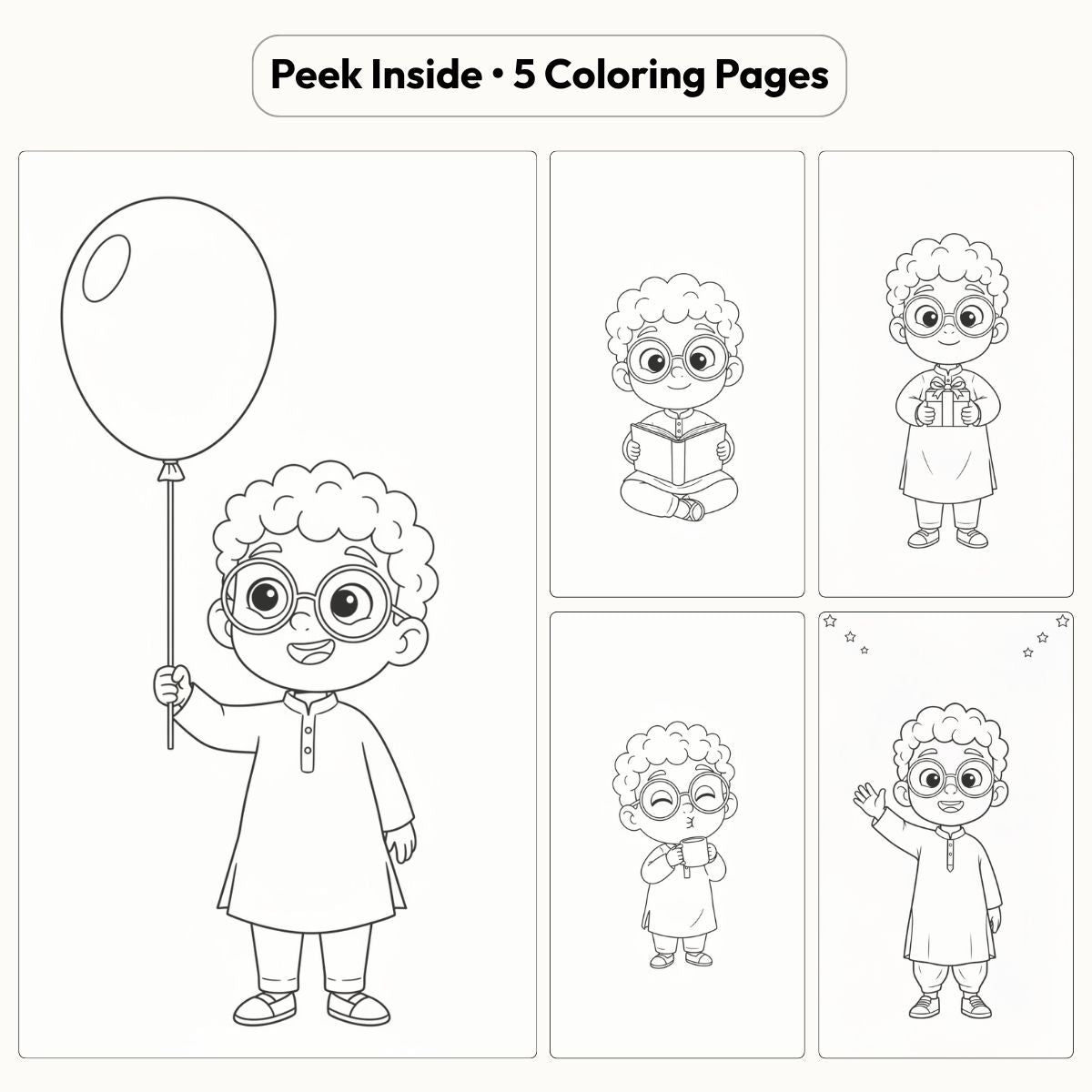Artie™ Mini Coloring Pack | Instant Digital Download | Ages 4–8