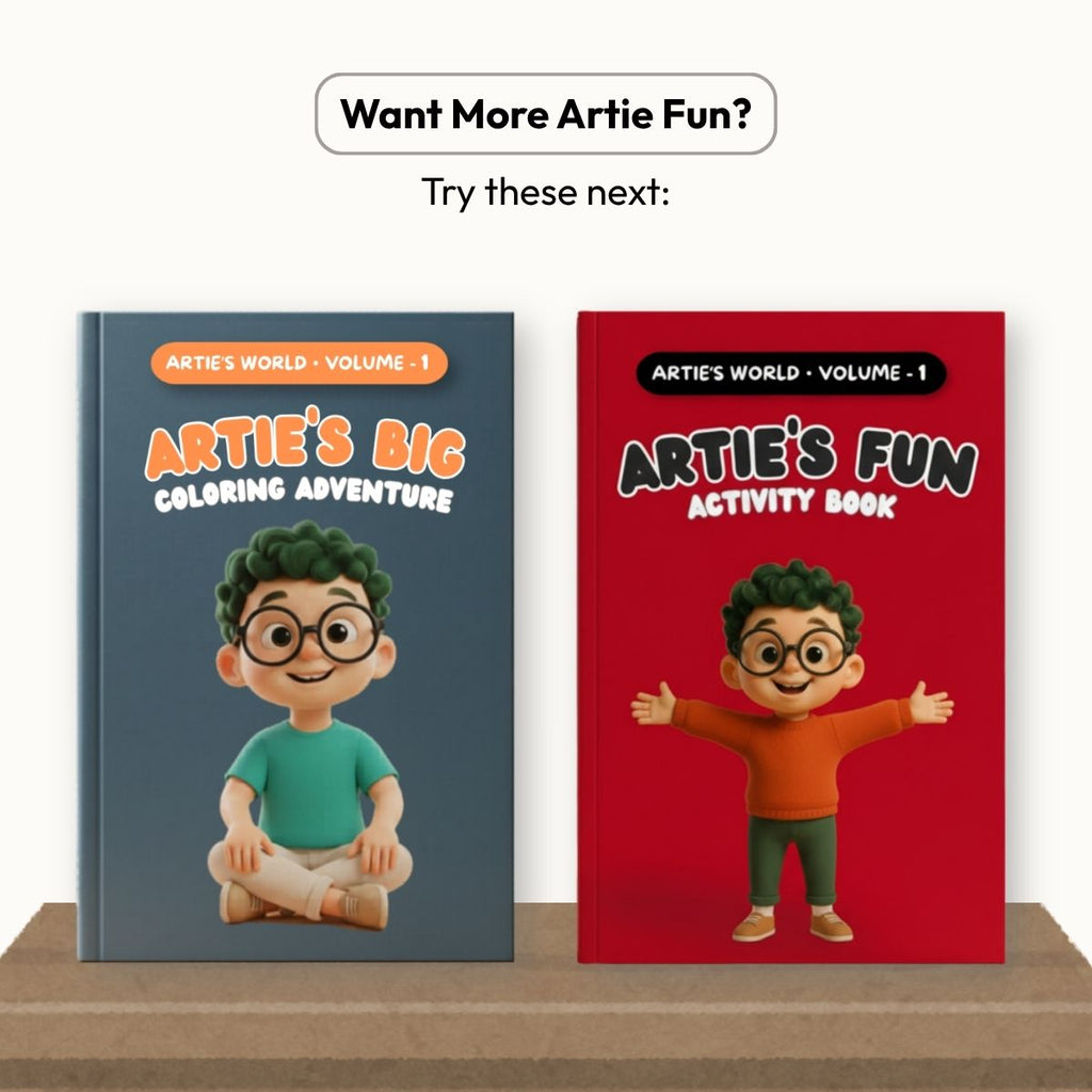 Artie™ Mini Coloring Pack | Instant Digital Download | Ages 4–8