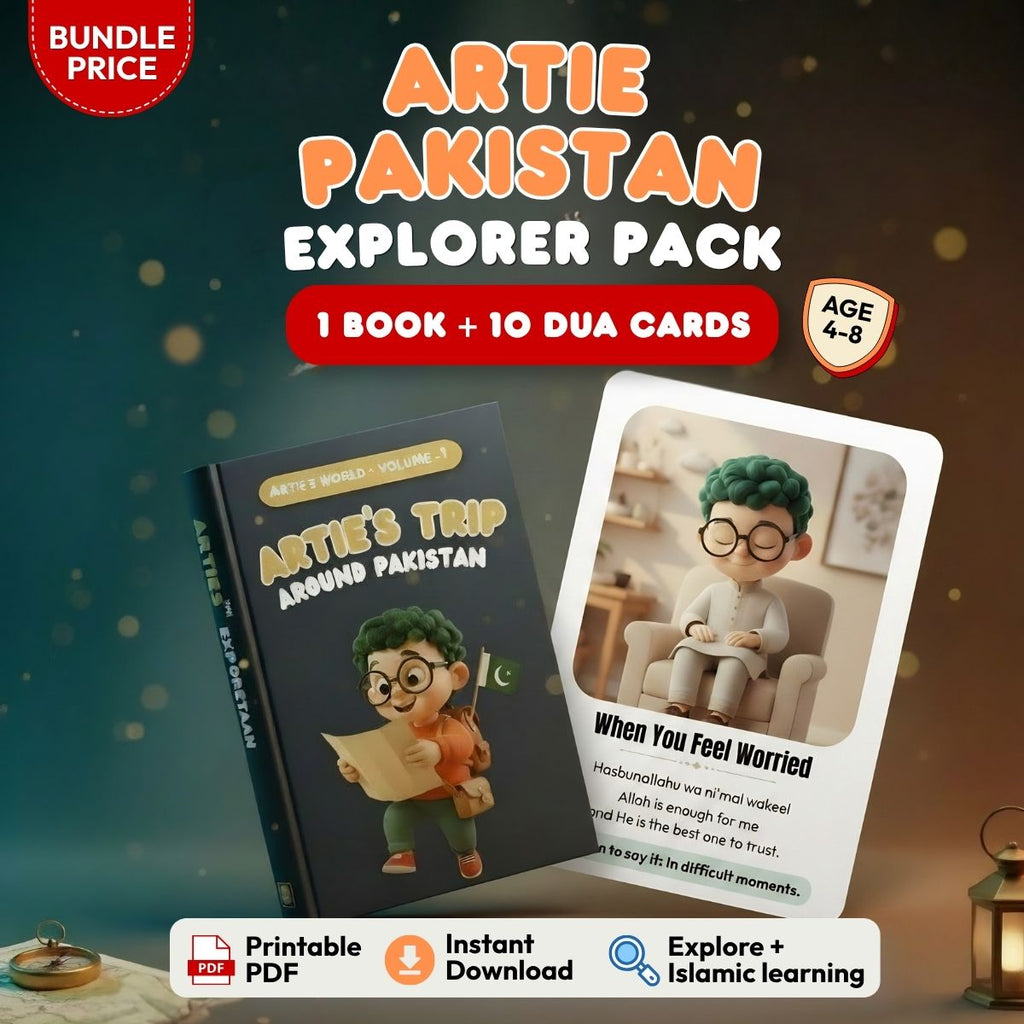 Artie™ Pakistan Explorer Pack (Book + Dua Cards)