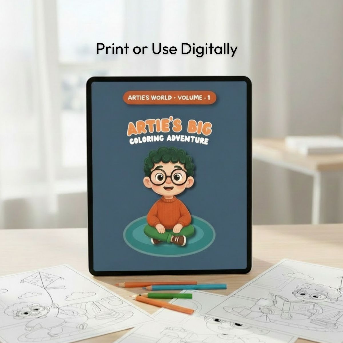 Artie™ Big Coloring Adventure | Volume 1 | Premium Digital Download