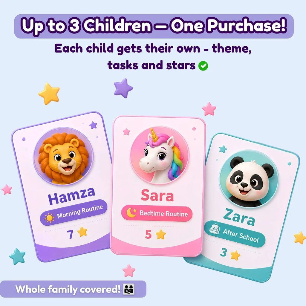 Artie’s Routine & Reward Chart™ | Interactive Kids Routine & Star Reward System | Ages 3–10