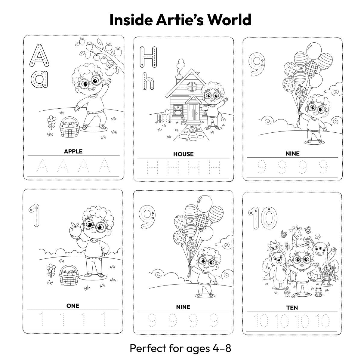 Artie™ Smart Learning & Tracing Book | Volume 1 | Premium Digital Download