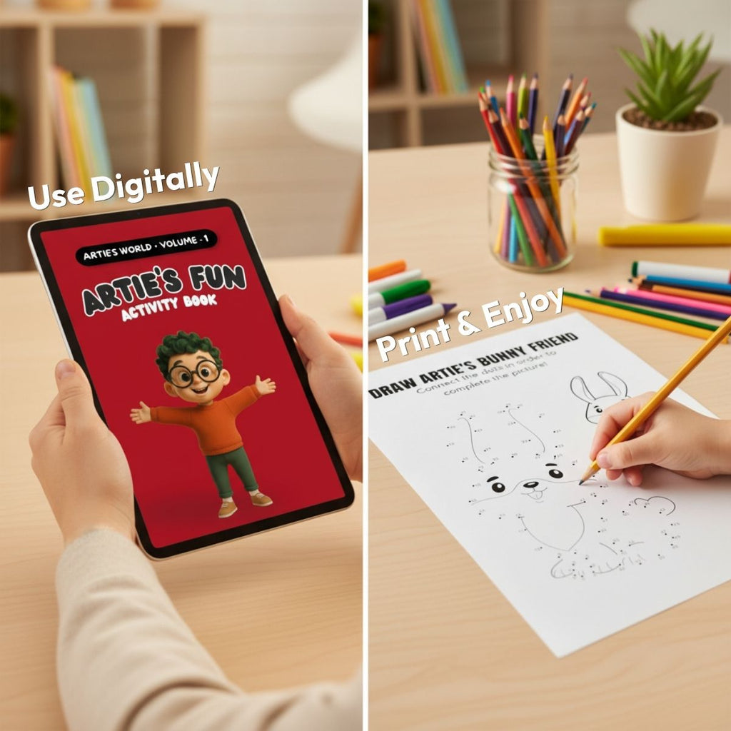 Artie™ Fun Activity Book | Volume 1 | Premium Digital Download