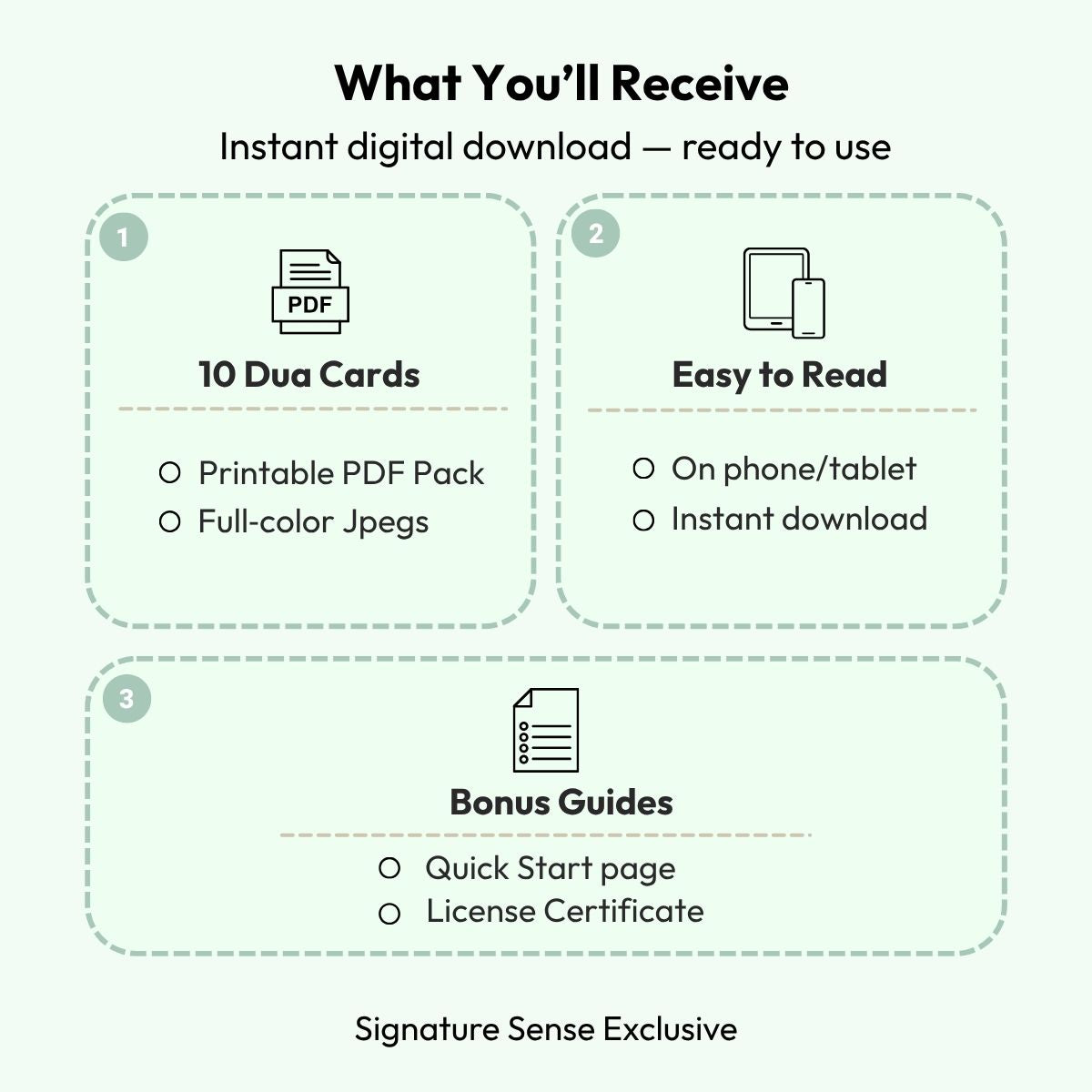 Artie™ Islamic Dua Cards (Set 1) | 10 Kid-Friendly Dua Cards