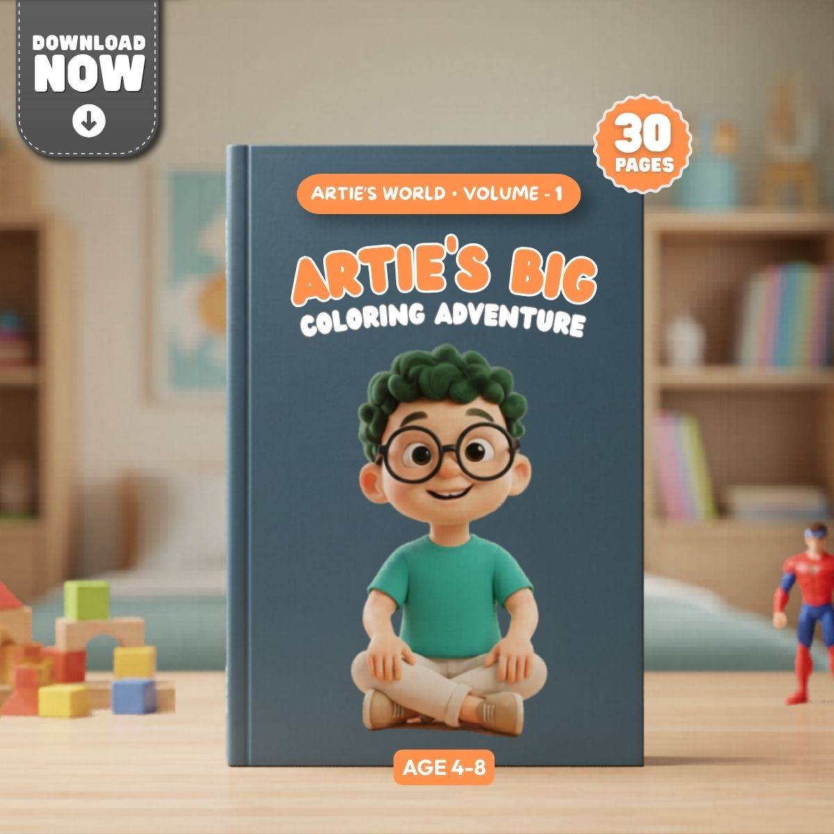 Artie™ Big Coloring Adventure | Volume 1 | Premium Digital Download