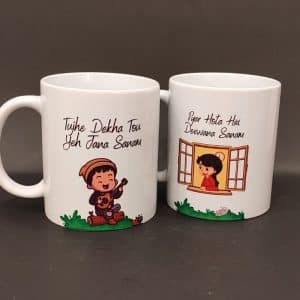 Dilwale Dulhania Le jayenge Couple Mug Dilwale Dulhania Le jayenge Couple Mug