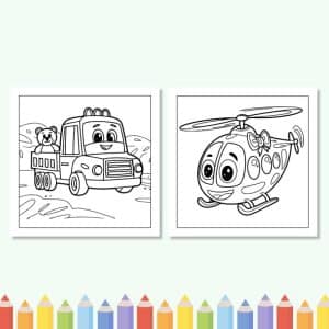 Vroom Vroom! Vehicles Coloring Book for Kids Vroom Vroom! Vehicles Coloring Book for Kids