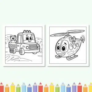 Vroom Vroom! Vehicles Coloring Book for Kids Vroom Vroom! Vehicles Coloring Book for Kids