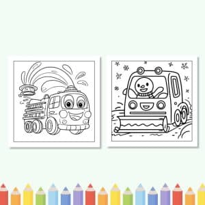 Vroom Vroom! Vehicles Coloring Book for Kids Vroom Vroom! Vehicles Coloring Book for Kids