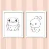 Kawaii Animal Coloring Book for Kids | Fun Printable Download Kawaii Animal Coloring Book for Kids | Fun Printable Download