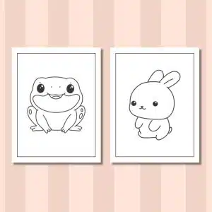 Kawaii Animal Coloring Book for Kids | Fun Printable Download