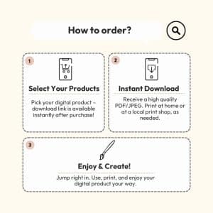 Tiny Treats: Kawaii Food Coloring Book | 6 Cute Digital Coloring Pages for Kids