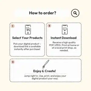 Tiny Treats: Kawaii Food Coloring Book | 6 Cute Digital Coloring Pages for Kids