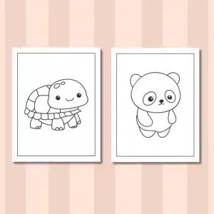 Kawaii Animal Coloring Book for Kids | Fun Printable Download Kawaii Animal Coloring Book for Kids | Fun Printable Download