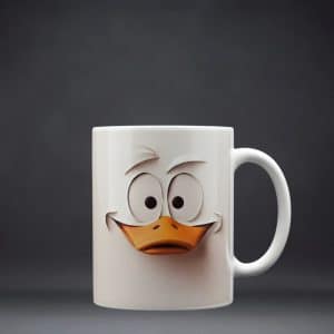 surprised-duck-3d-art-mug inside 🦆😲Surprised Duck 3D Art Mug – Quirky Fun for Every Sip!